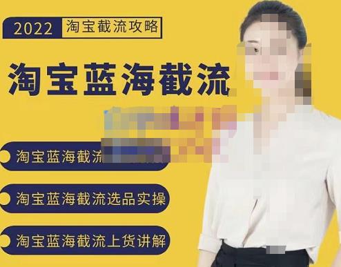 2022淘宝蓝海截流攻略，淘宝蓝海截流选品上货实操讲解-布丁源码-专业的网站源码代码分享平台!