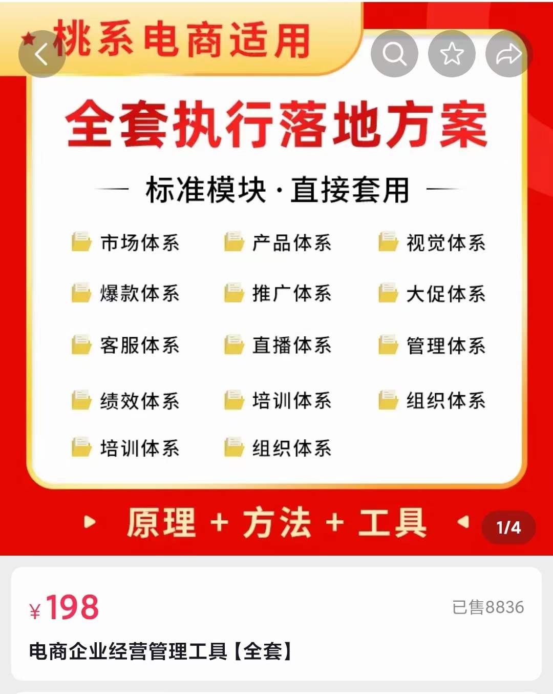 外面卖198·电商企业经营管理工具：全套执行落地方案 标准模块·直接套用-布丁源码-专业的网站源码代码分享平台!