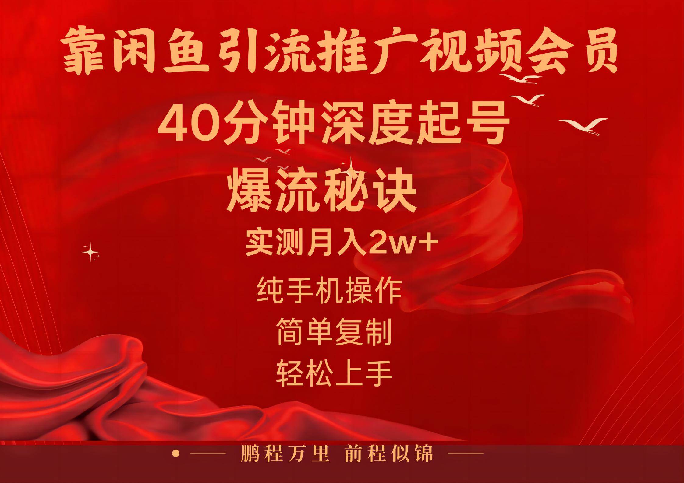闲鱼暴力引流推广视频会员，能做到日入2W+，操作简单-布丁源码-专业的网站源码代码分享平台!