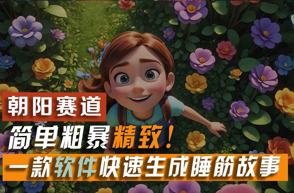 利用一款软件5分钟一条爆款睡前故事，简单粗暴精致！小白月入2w+-布丁源码-专业的网站源码代码分享平台!