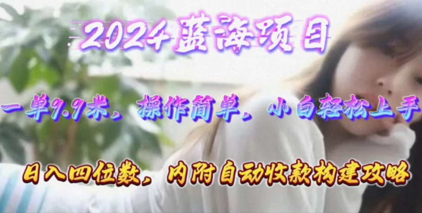 年轻群体的蓝海市场，1单9.9元，操作简单，小白轻松上手，日入四位数-布丁源码-专业的网站源码代码分享平台!