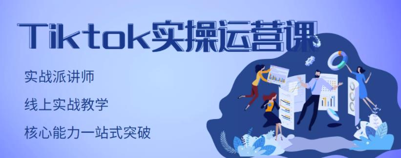 TikTok实操运营课，手把手账号实战，适合零基础Tiktok新人-布丁源码-专业的网站源码代码分享平台!