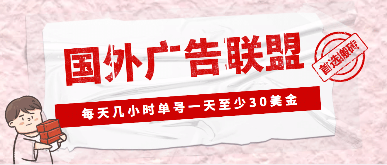 外面收费1980最新国外LEAD广告联盟搬砖项目，单号一天至少30美元(详细教程)-布丁源码-专业的网站源码代码分享平台!