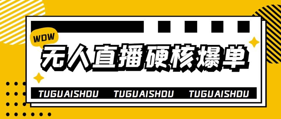 大飞无人直播硬核爆单技术，轻松玩转无人直播-布丁源码-专业的网站源码代码分享平台!