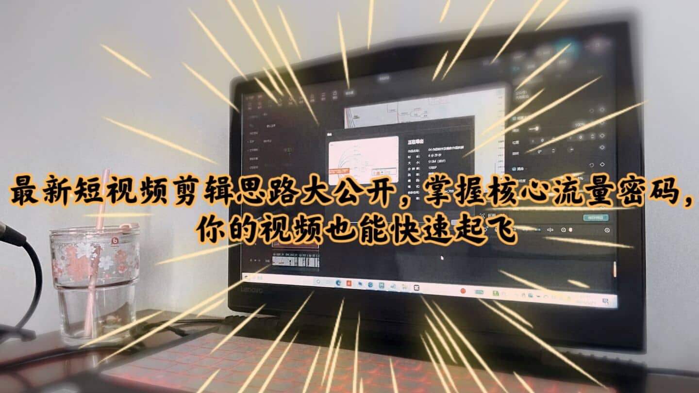 最新短视频剪辑思路大公开，掌握核心流量密码，你的视频也能快速起飞-布丁源码-专业的网站源码代码分享平台!