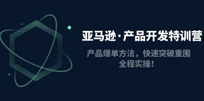 亚马逊·产品开发特训营：产品爆单方法，快速突破重围，全程实操-布丁源码-专业的网站源码代码分享平台!