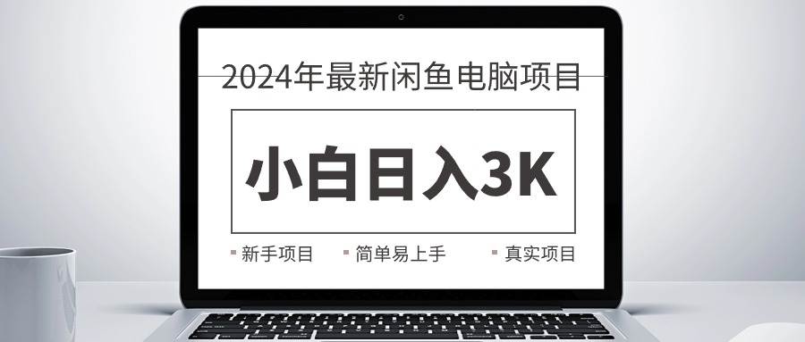 2024最新闲鱼卖电脑项目，新手小白日入3K+，最真实的项目教学-布丁源码-专业的网站源码代码分享平台!