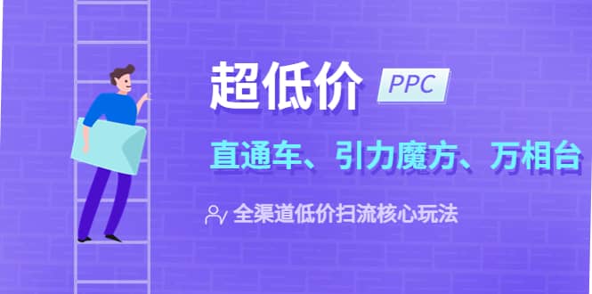 2023超低价·ppc—“直通车、引力魔方、万相台”全渠道·低价扫流核心玩法-布丁源码-专业的网站源码代码分享平台!