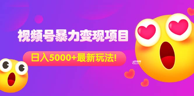 外面收费699的视频号暴力变现项目，日入5000+，简单易操作当天见效果-布丁源码-专业的网站源码代码分享平台!