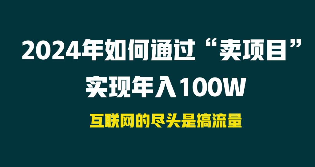 2024年如何通过“卖项目”实现年入100W-布丁源码-专业的网站源码代码分享平台!