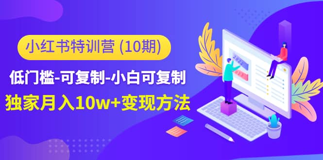 小红书特训营（第10期）低门槛-可复制-小白可复制-布丁源码-专业的网站源码代码分享平台!