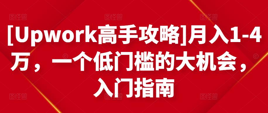 月入1-4万，一个低门槛的大机会，入门指南-布丁源码-专业的网站源码代码分享平台!