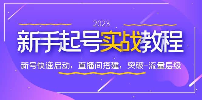 0-1新手起号实战教程：新号快速启动，直播间怎样搭建，突破-流量层级-布丁源码-专业的网站源码代码分享平台!
