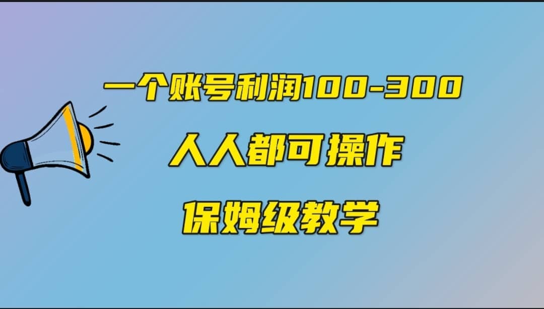 一个账号100-300，有人靠他赚了30多万，中视频另类玩法，任何人都可以做到-布丁源码-专业的网站源码代码分享平台!