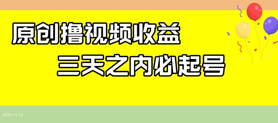 最新撸视频收益玩法，一天轻松200+-布丁源码-专业的网站源码代码分享平台!