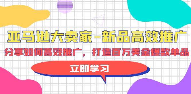 亚马逊 大卖家-新品高效推广，分享如何高效推广，打造百万美金爆款单品-布丁源码-专业的网站源码代码分享平台!