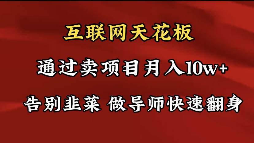 导师训练营互联网的天花板，让你告别韭菜，通过卖项目月入10w+，一定要…-布丁源码-专业的网站源码代码分享平台!