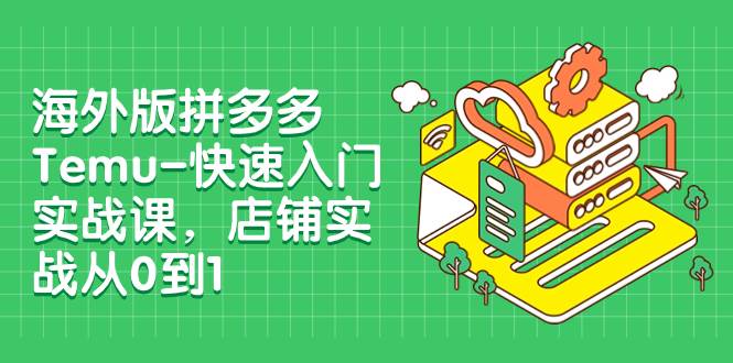 海外版拼多多Temu-快速入门实战课，店铺实战从0到1（12节课）-布丁源码-专业的网站源码代码分享平台!
