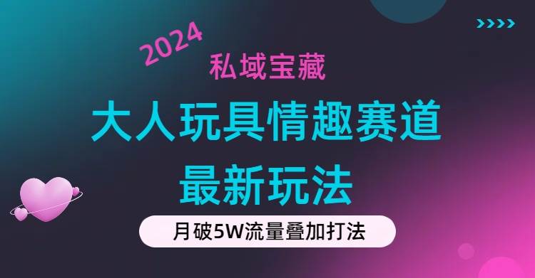 私域宝藏：大人玩具情趣赛道合规新玩法，零投入，私域超高流量成单率高-布丁源码-专业的网站源码代码分享平台!
