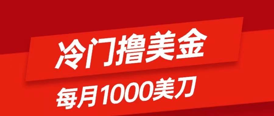 冷门撸美金项目：只需无脑发帖子，每月1000刀，小白轻松掌握-布丁源码-专业的网站源码代码分享平台!