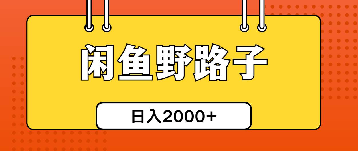 闲鱼野路子引流创业粉，日引50+单日变现四位数-布丁源码-专业的网站源码代码分享平台!