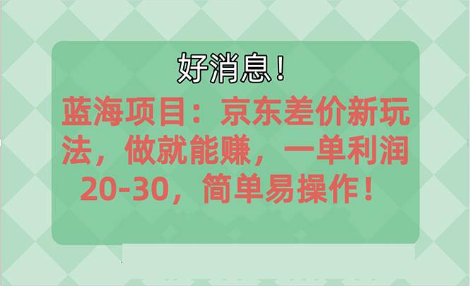 越早知道越能赚到钱的蓝海项目：京东大平台操作，一单利润20-30，简单…-布丁源码-专业的网站源码代码分享平台!