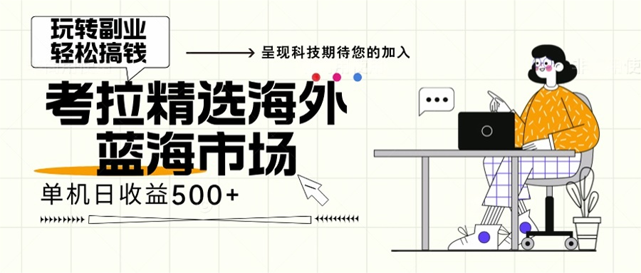 海外全新空白市场，小白也可轻松上手，年底最后红利-布丁源码-专业的网站源码代码分享平台!